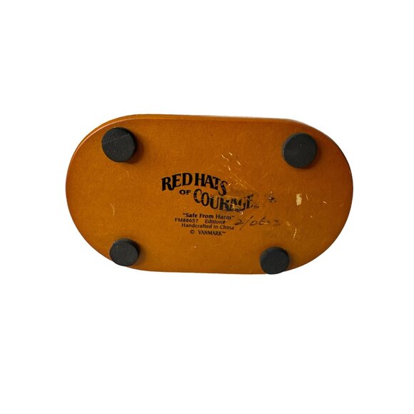 Safe From Harm Red Hats of Courage LIMITED 2 of 602 Little Girl Vanmark 8.5” - Picture 7 of 8